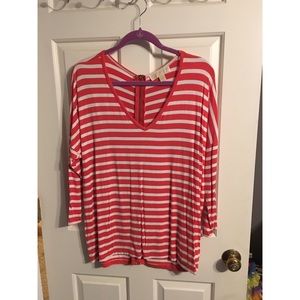 Michael Kors striped long sleeve shirt